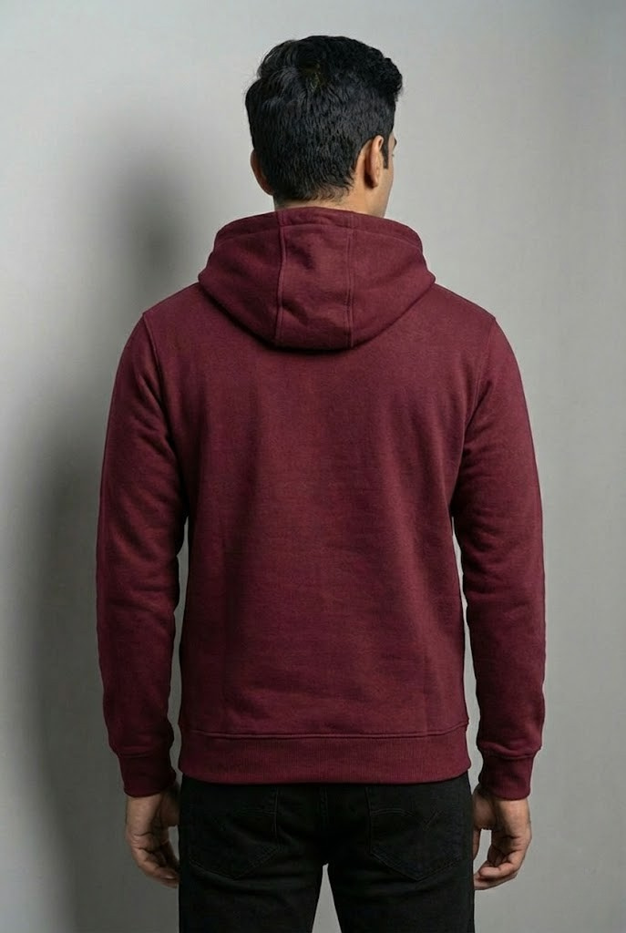 Maroon Men Hoodie