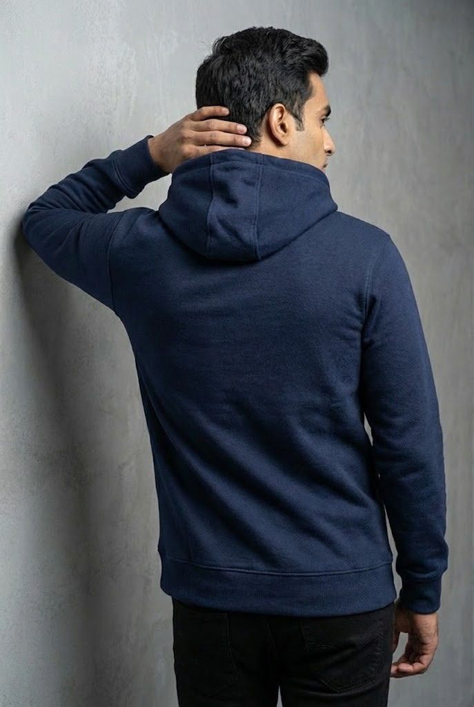 Navy Men Hoodie